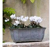 Wholesome Home Galvanised Trough Rectangular Planter (Small)