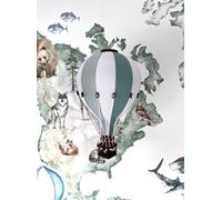 Wholesome Home Hanging Hot Air Balloon Nursery Décor (Large - Mint Green)