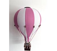Wholesome Home Hanging Hot Air Balloon Nursery Décor (Large - Pink)