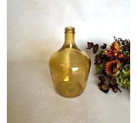 Wholesome Home Large Amber Glass Vase (Recycled Glass)