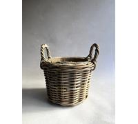 Wholesome Home Rattan Storage Basket - Round Short (Small)
