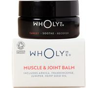 WholyMe Muscle Relief Balm, 50ml - Joint and Muscle Balm Formulated with Arnica, Wintergreen and 9 Other Natural Ingredients to aid Post Workout Recovery and Soothe Aches and Tension