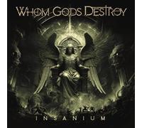 Whom Gods Destroy : Insanium CD Media Book 2 discs (2024) NEW Great Value