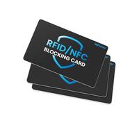 WHonor RFID Blocking Card 3 Pack, Anti-Theft Credit & Debit Card Protector