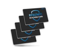 WHonor RFID Blocking Card 4 Pack, Anti-Theft Credit & Debit Card Protector