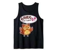 Whoo JUST Turned 5th Owl Birth Day Party Squad Tank Top