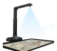 WHOOLEFUN A2/A3 Large Format Book & Document Scanner, 26MP High Resolution Overhead Scanner, with Auto-Flatten & OCR, Non-Destructive Scanning for Maps, Newspapers