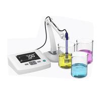 WHOOLEFUN Benchtop Lab PH Meter, High Precision PH/ORP/Temp Water Quality Tester, 1-3 Points Auto Calibration, 0.01 PH Accuracy, 200 Sets Of Data Storage, for Research Institutes