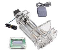 WHOOLEFUN Desktop Injection Pump, Micro Pump Glue Dispenser, 1ml~150ml Lab Dispensing Booster, Single Channel Liquid Transfer With Foot Switch, 60n Thrust, For Laboratory Research