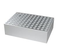 WHOOLEFUN Dual Module Lab Dry Bath, 100℃ Heating Metal Bath, Use Both Modules At The Same Time, 9 Program Setups, 5s-24h Timing, Aluminum Thermal Blocks, For Scientific Research DB1