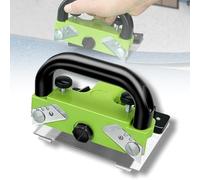 WHOOLEFUN Laminate Floor Cutter, Aluminum Alloy PVC Plastic Trimming Tool, Seamless Floor Glue Seam Knife, Cutting Height Adjustable, Neat and Even Cutting, for PVC Rubber Flooring