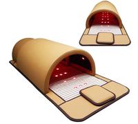 WHOOLEFUN Sauna Dome, 3 Separate Temperature Control, Steam Capsule Cabin with Pillow and Heater Pad, Germanium Stone Therapy, for Home Spa