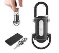 Whoonly Flashlight 6000 Lumen, 3 in 1 Mini Keychain Torch Rechargeable USB-C, Waterproof IPX6 Tactical Flashlight with 5 Modes Including Self-Defense Strobe, Power Bank (Black)