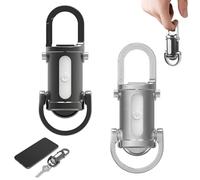 Whoonly Flashlight 6000 Lumen, 3 in 1 Mini Keychain Torch USB-C Rechargeable, Waterproof IPX6 Tactical Flashlight with 5 Modes Including Self-Defense Strobe, Power Bank (2B)