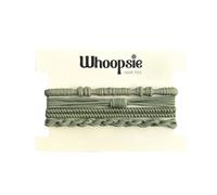 Whoopsie Boho Hair Tie Bracelets, Hair Ties with Purpose, Elastic Hair Ties for Normal, Thick & Thin Hair (Forest Green)