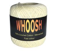 WHOOSH! Cream Crochet Cotton 400 yards