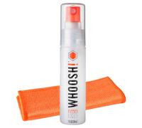 WHOOSH Screen and Glasses Cleaning Kit with Microfiber Cloth, Transparent