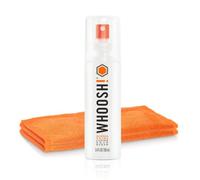 WHOOSH! Screen Shine Go XL Laptop Screen Cleaner - 100 mL Sleek Bottle with Microfiber Cloth - Powerful, Streak-Free Cleaning for Monitor, MacBook, Phone, Glasses, Car Screen Cleaner