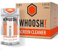 WHOOSH! Screen Shine Go XL - Screen Cleaning Kit & Cloth, 100 ml, Set of 12