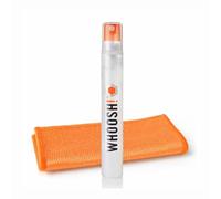 WHOOSH! Screen Shine Pocket - Hygiene Spray Cleaner for Screens, with Anti-microbes Microfiber Cloth Scratch-proof, Dustproof and Non-toxic, Removes Dirt, Stains and Bacteria from any Device - 8 ml