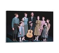 WHOPD Canvas Picture The Sound of Music Retro Music Sound Movie Bar Club Living Room Decorative Poster Without Frame (50 x 70 cm, Unframed)