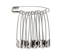 WhopperIndia 2” Heavy Duty Safety Pins Extra Strong and Large Steel Metal Pins for Quilting, Blankets, Crafts, Clothing, Upholstery (100 count)