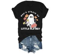 Who's Afraid of Little Old Me Shirt Halloween Spooky Season Ghost Whos Afraid of Little Old Me Shirt Unisex Black