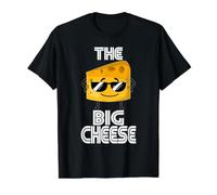 Who's Boss Here- A CEO Dad Funny Sunglasses The Big Cheese Value Graphic T-Shirt, Men, Black, S