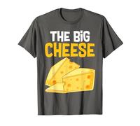 Who's Boss Here- The CEO Dad Funny Sunglasses The Big Cheese T-Shirt, Men, Asphalt Grey, X-Large