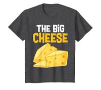 Who's Boss Here- The CEO Dad Funny Sunglasses The Big Cheese T-Shirt, Youth, Dark Heather Grey, 3T