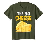 Who's Boss Here- The CEO Dad Funny Sunglasses The Big Cheese T-Shirt, Youth, Olive Green, 2T