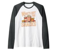 Who's Got The Snacks Craving Foodie Raglan Baseball Tee