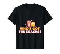 Who's Got The Snacks Craving Foodie - Value Graphic T-Shirt, Men, Black, M