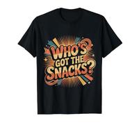 Who's Got The Snacks Craving Foodie |- Value Graphic T-Shirt, Men, Black, M