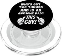 Who's Got Two Thumbs And Is An Awesome Dad? This Guy! Funny PopSockets PopGrip for MagSafe