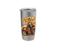 Whos Next Anime Biker Motorcycle Street Racing Stainless Steel Insulated Tumbler