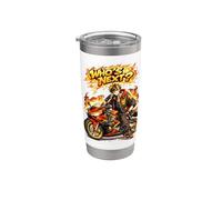 Whos Next Anime Biker Motorcycle Street Racing Stainless Steel Insulated Tumbler