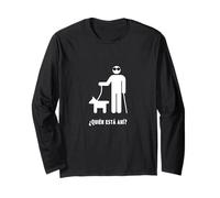 Who's There Funny Blind Humor Joke Long Sleeve T-Shirt