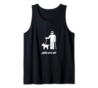 Who's There Funny Blind Humor Joke Tank Top