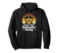 Who's Your Rottweiler Daddy Retro Dog Rottweiler Men Pullover Hoodie