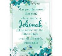 Whose Name Is Jehovah JW Notebook: Jehovahs Witnesses notebook | JW Notebook and Pioneer School Gift | JW Service Supplies: 120 Pages , 8.5x11 | Perfect jw gifts for women, men, girl, boy...