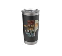 Whose Serve What's The Score Funny Pickleball Questions Stainless Steel Insulated Tumbler