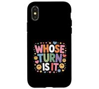 Whose Turn Is It Board Game Strategy Competitive - Case for iPhone X/XS