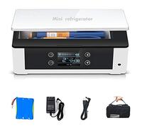 WHR-HARP Small Refrigerator, Diabetes Bag, Insulin Cooling Case, LED Display Medicine Refrigerator Drug Reefer 2-8°C for Travel Car Medicine Refrigerator, Battery Working 8 Hours