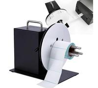 WHRAOY Label Rewinder Machine(Two-Way), 1-3inch, Speed Adjustable and Synchronised with The Printer,(1-8 Inches/S), 185mm Baffle Diameter, for 25~76mm Paper Core-default