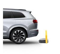 whsiodj Automatic Remote Control Parking Lock 3 Tonne Remote Parking Lock 30m Waterproof, 180° Impact Alarm Anti-Collision Bollard Battery Powered, Yellow Reflective Barrier