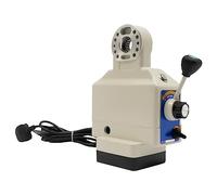 whsiodj Milling Machine Power Feed, 95W 220V UK Plug, for X-Axis Table Movement & Speed Regulation 0-190rpm, Aluminum Alloy Construction, for Industrial Milling, Drilling Machines and DIY Use