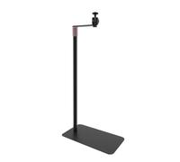 whsiodj Projector Stand Carbon Steel Height Adjustable 60-120cm 360° Rotation 90° Tilt L Shape Space Saver Tool Free Assembly Universal 1/4 Screw UK Home Theater Office