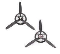 whsiodj Vintage Airplane Propeller Wall Clock Silent Movement 30.7 Inch Large Rustic Industrial Decor Iron Construction Operated Distressed Copper Finish for Living Room Cafe