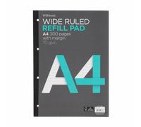 WHSmith A4 Ruled Refill Pad 300 Pages